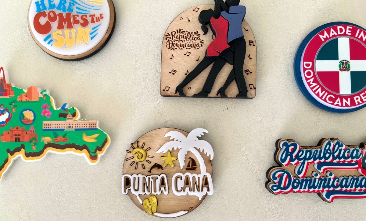 Llavero souvenirs republica dominicana - Felt Craft RD