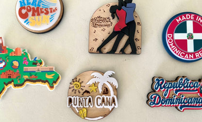 Llavero souvenirs republica dominicana - Felt Craft RD