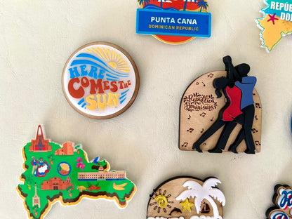 Llavero souvenirs republica dominicana - Felt Craft RD