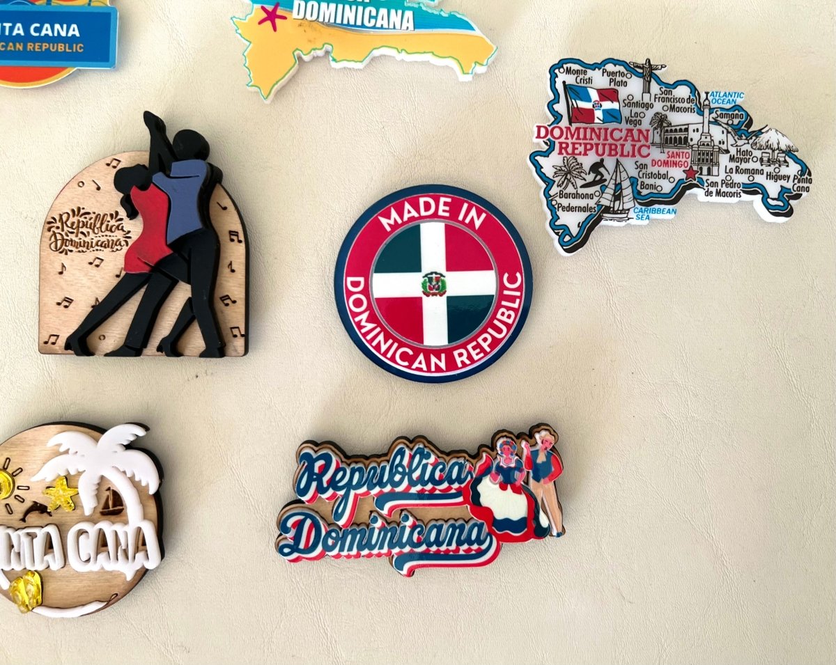 Llavero souvenirs republica dominicana - Felt Craft RD
