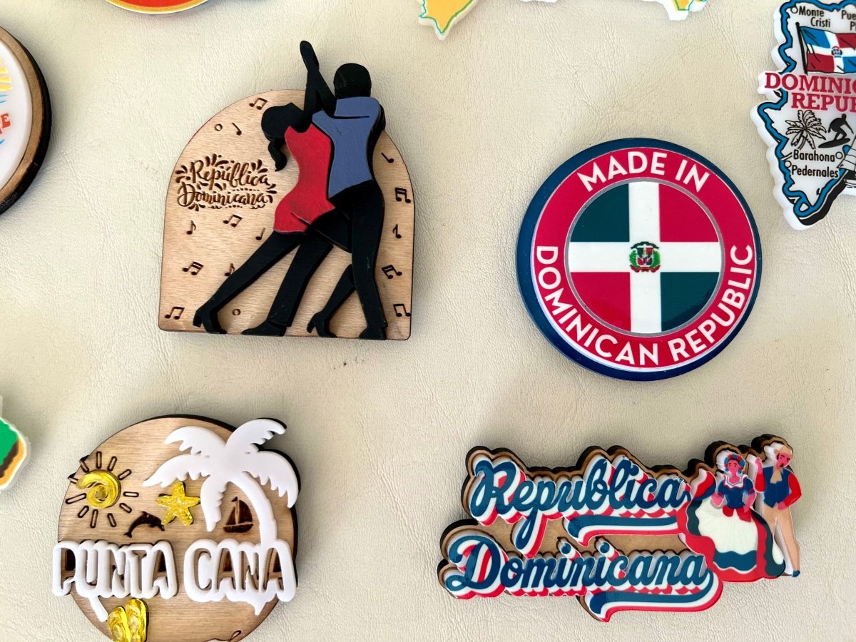 Llavero souvenirs republica dominicana - Felt Craft RD