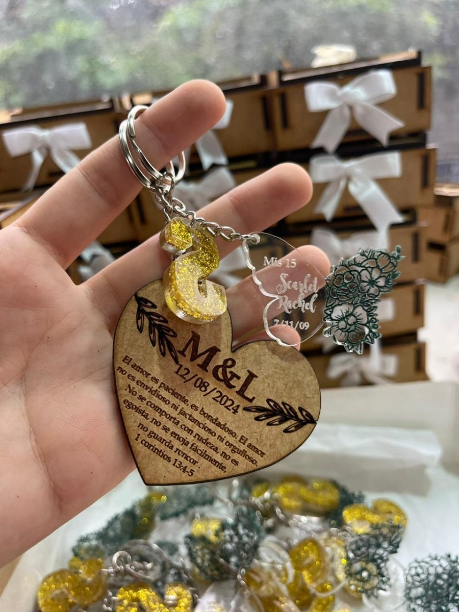 Llaveros en acrilico personalizados - Felt Craft RD
