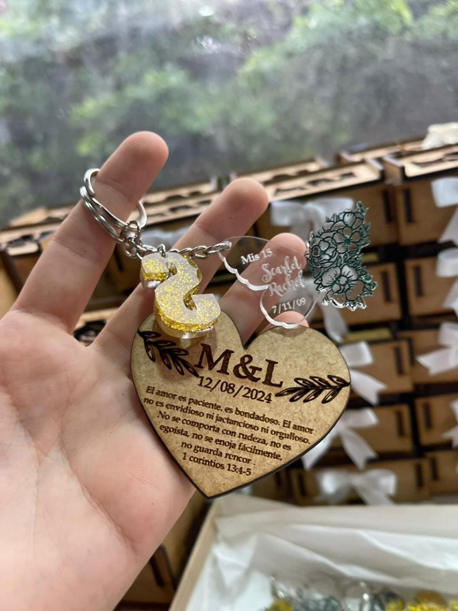 Llaveros en acrilico personalizados - Felt Craft RD