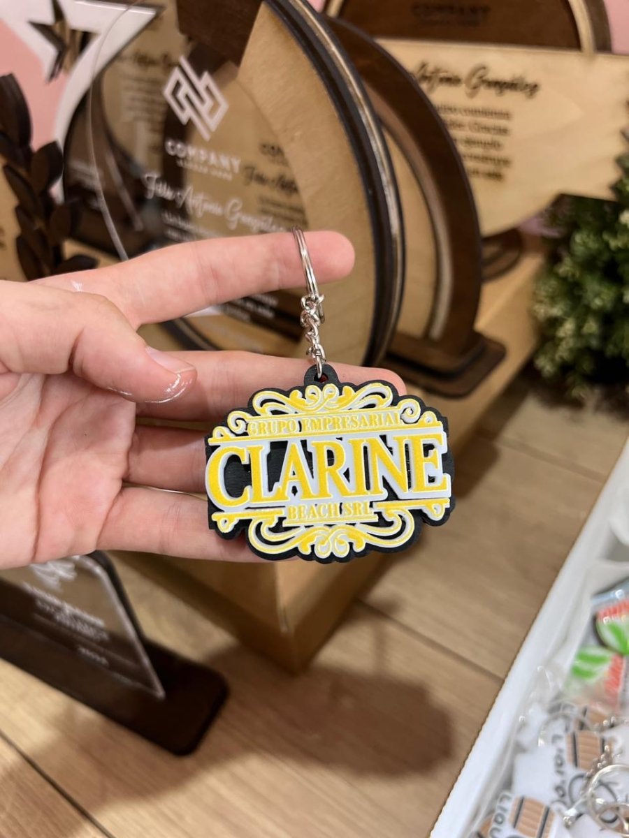 Llavero personalizado con diseño único en DTF
