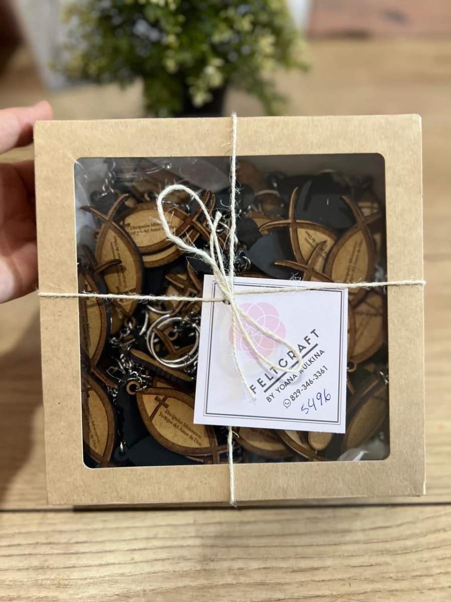 Souvenir en madera personalizado de República Dominicana