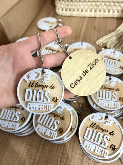 Llaveros personalizados en madera y acrilico - Felt Craft RD
