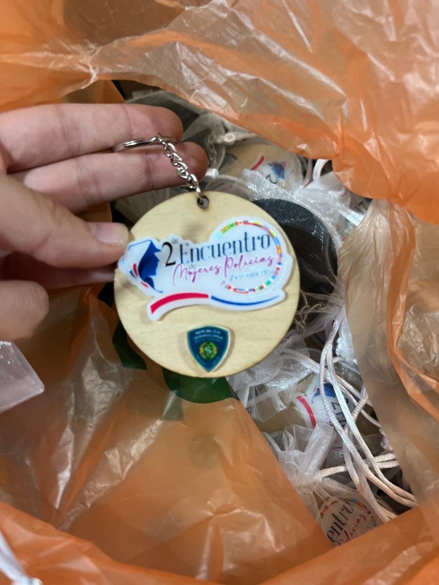 Llaveros personalizados hechos en República Dominicana.