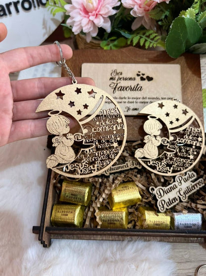 Llaveros regalo bautismo primera comunion - Felt Craft RD