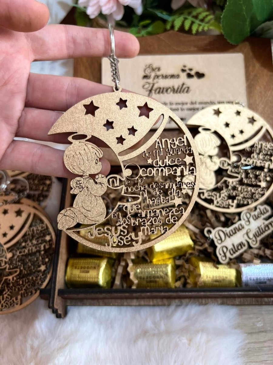 Llaveros regalo bautismo primera comunion - Felt Craft RD