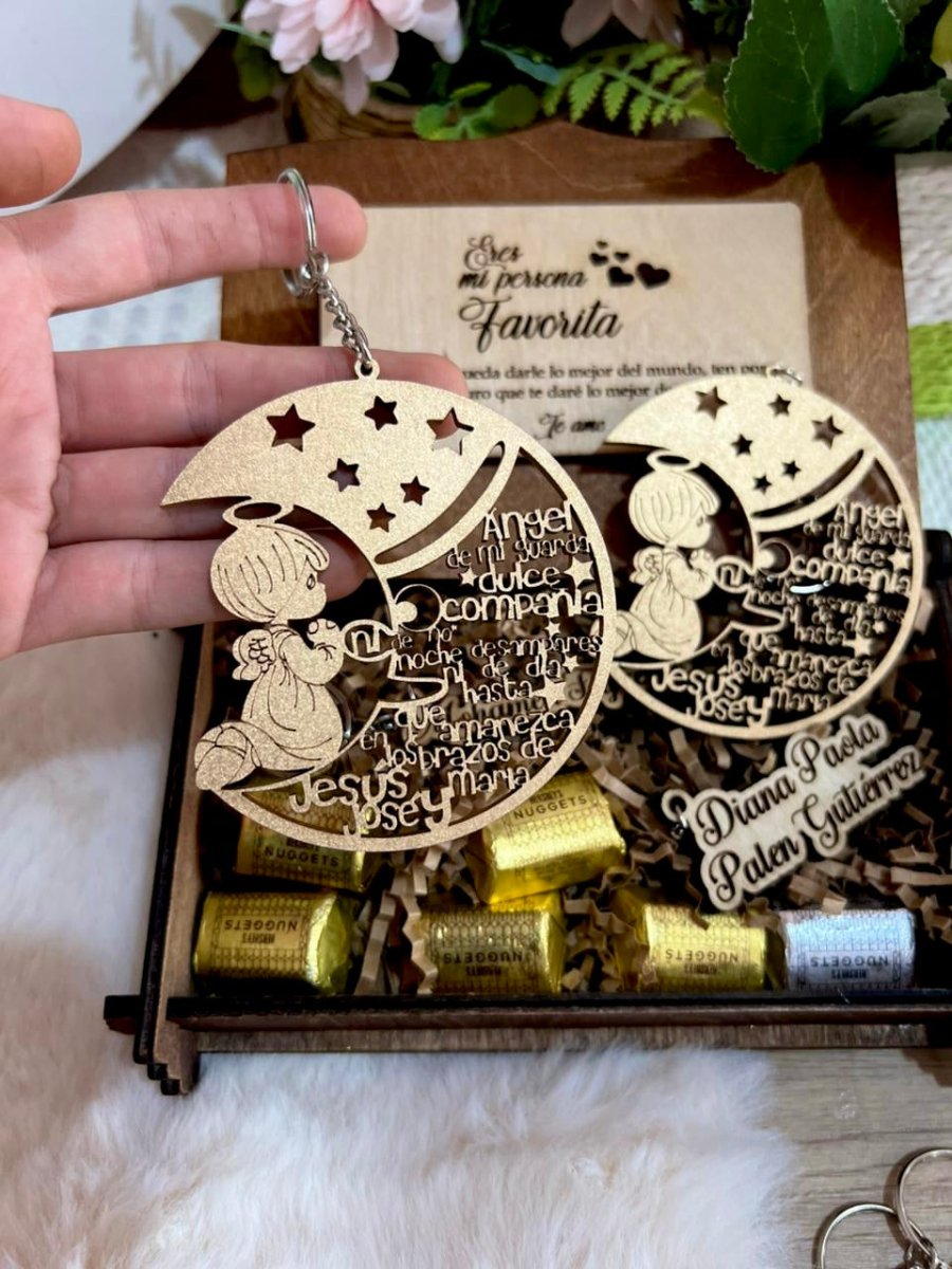 Llaveros regalo bautismo primera comunion - Felt Craft RD