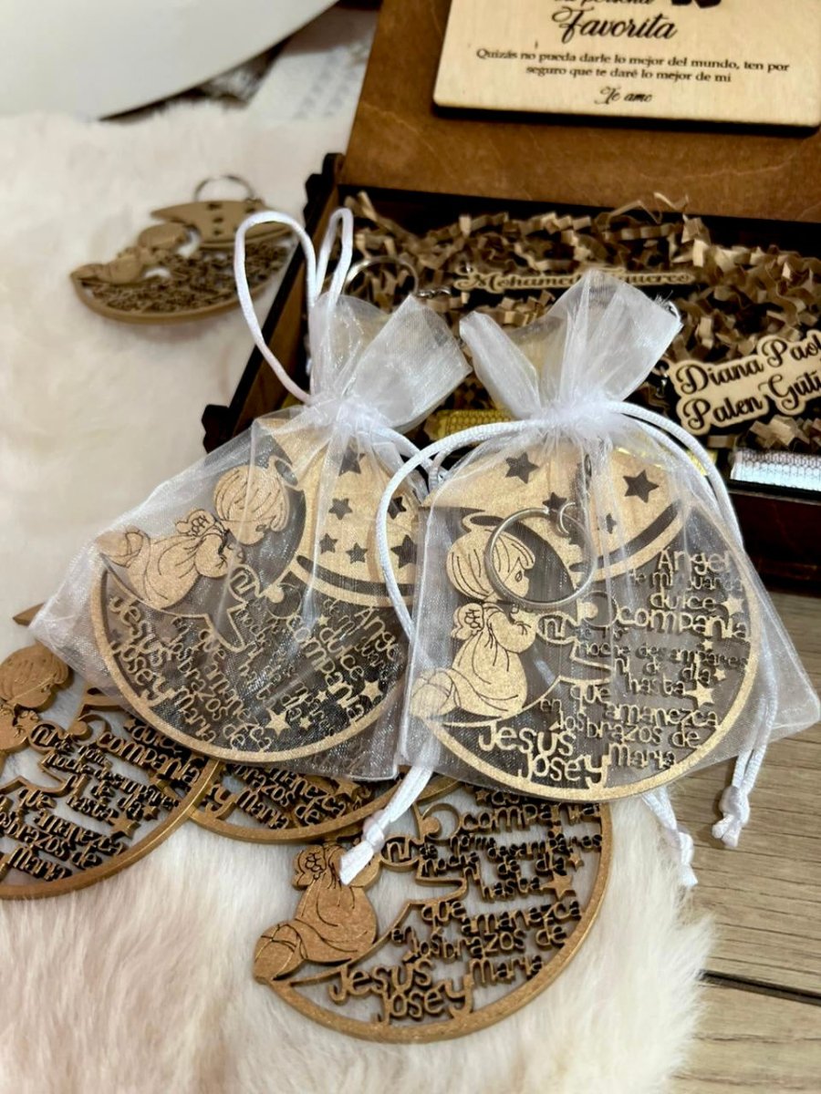 Llaveros regalo bautismo primera comunion - Felt Craft RD