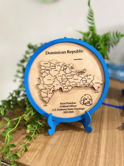 Mapa dominicana pisa papel - Felt Craft RD