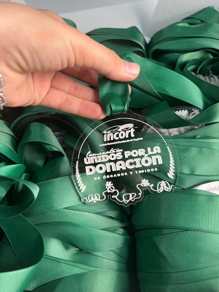 Medalla en acrílico con impresión personalizada