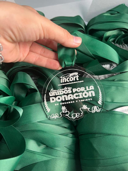 Medalla en acrílico con impresión personalizada