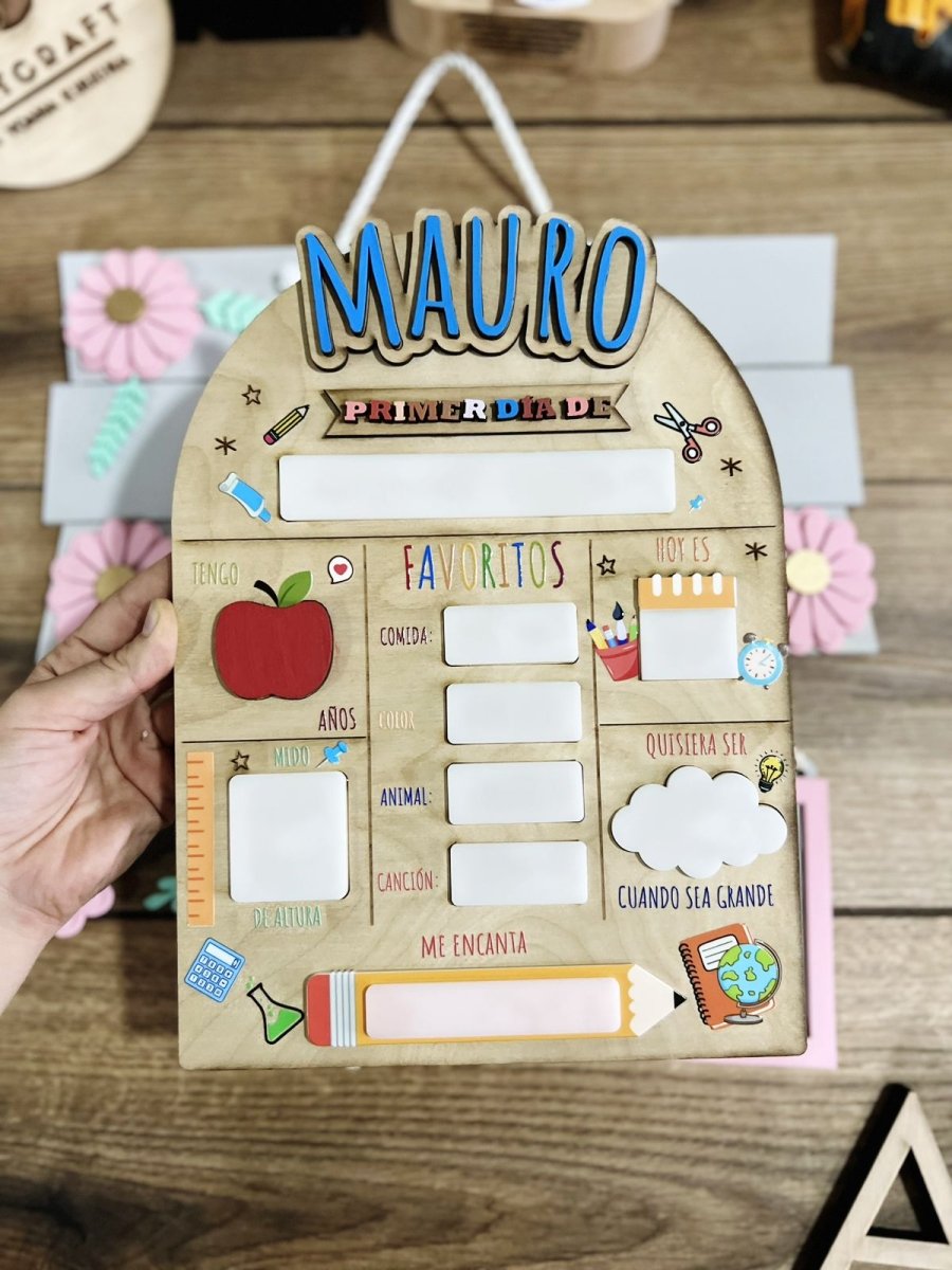 Mi primer dia de clases - Felt Craft RD