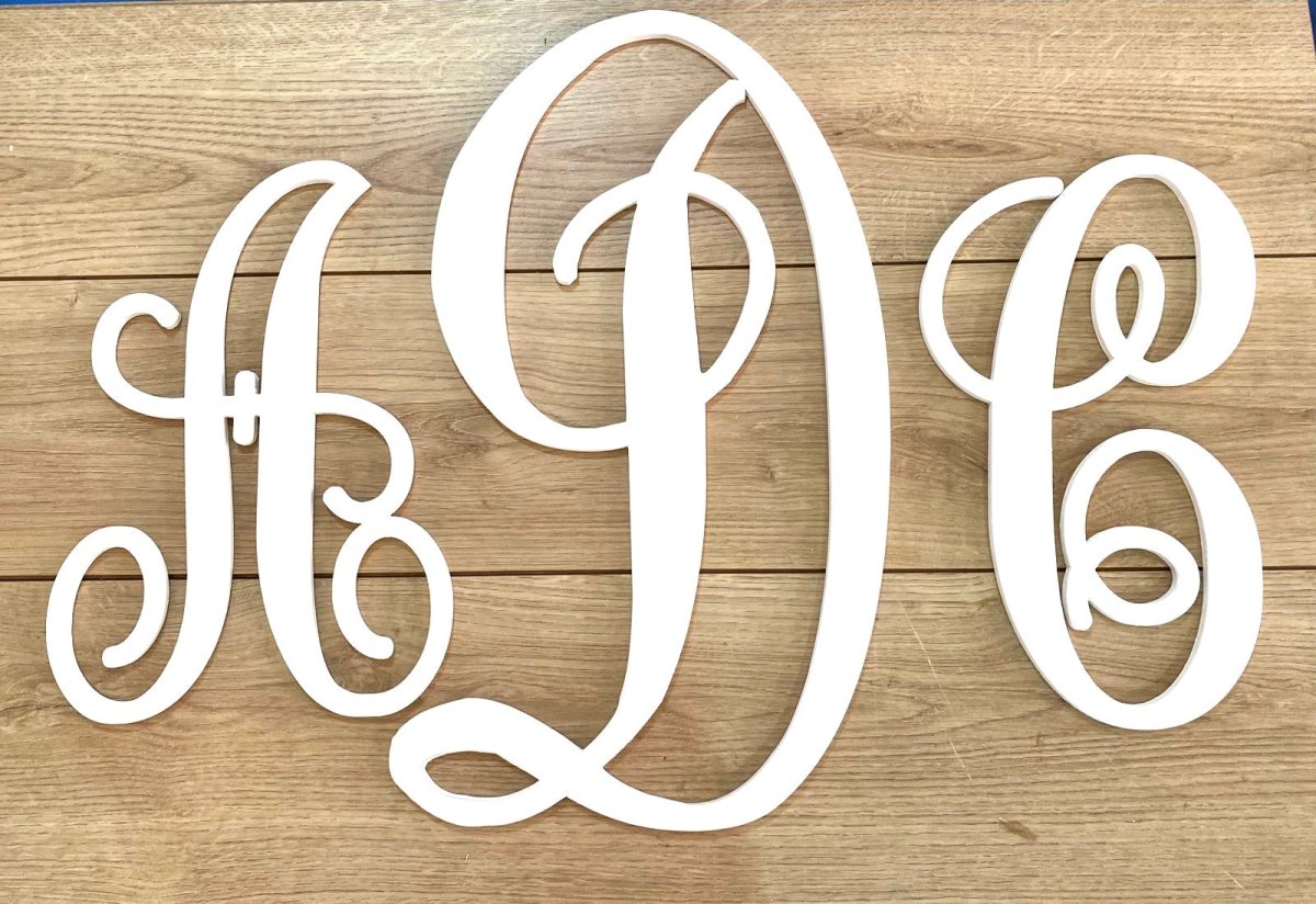 Monogram Wooden Name - Felt Craft RD