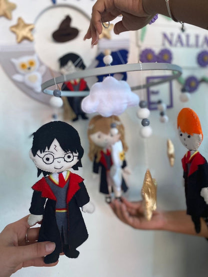 Móvil de cuna de Harry Potter personalizado para decoración de habitación - Felt Craft RD