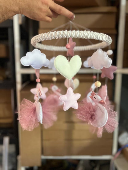 Móvil decorativo de tela para cuna de bebé – Feltcraft RD