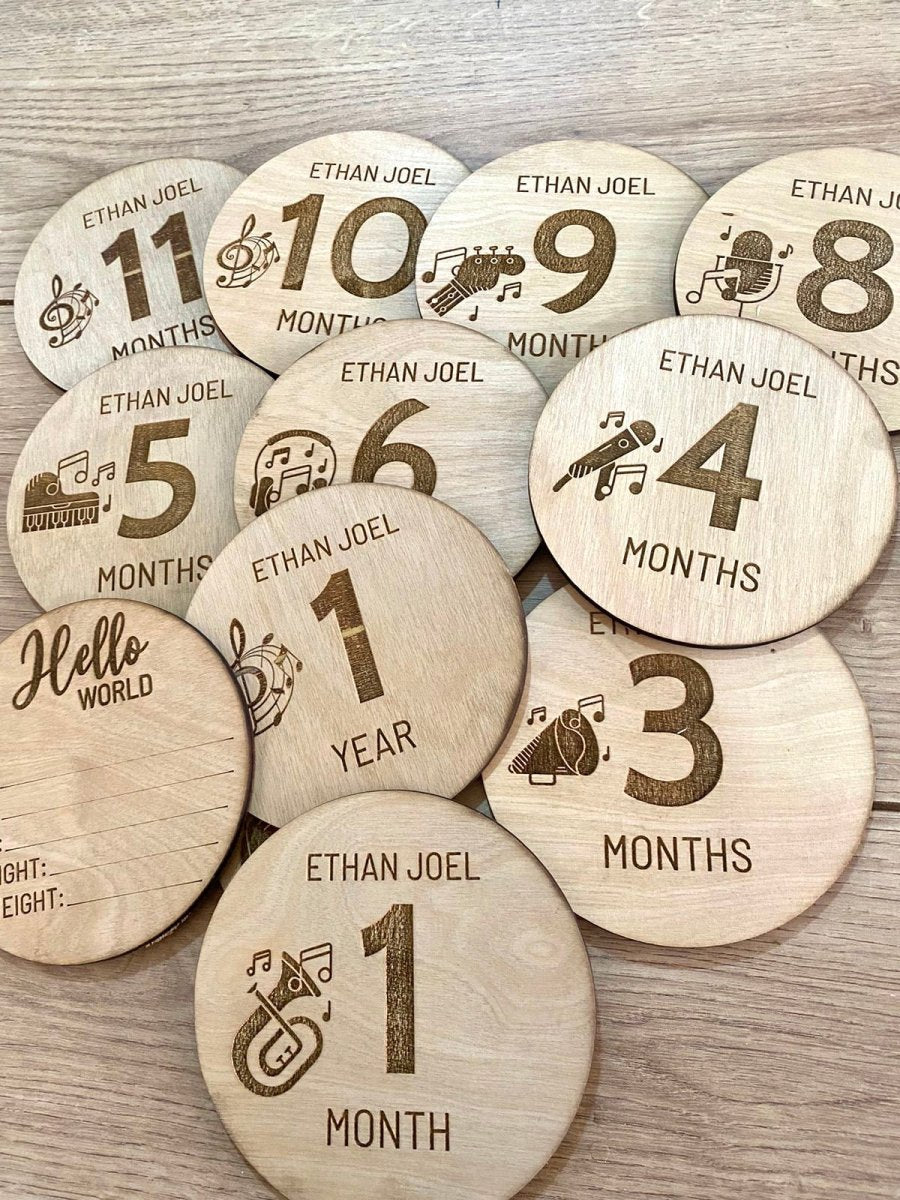 Music Signs Baby Born Tags - Felt Craft RD