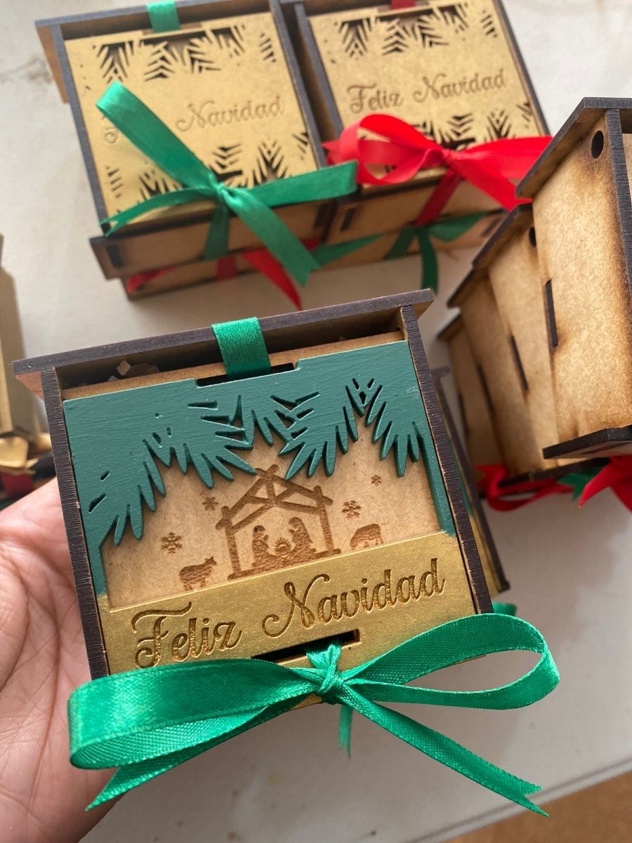 Navidad Mini Box Branded - Felt Craft RD