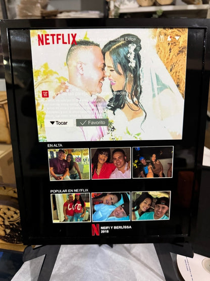 Netflix porta retrato personalizado - Felt Craft RD
