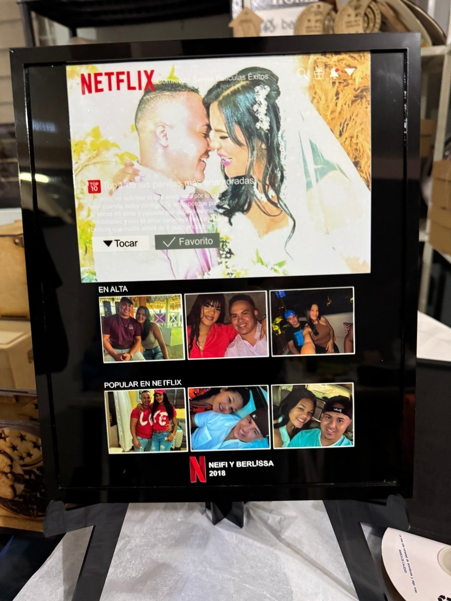 Netflix porta retrato personalizado - Felt Craft RD