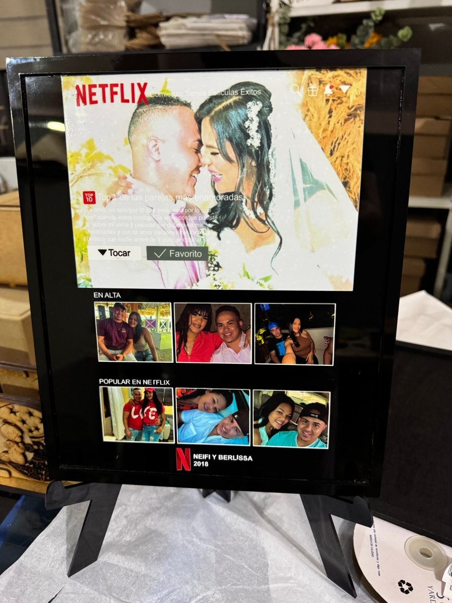 Netflix porta retrato personalizado - Felt Craft RD