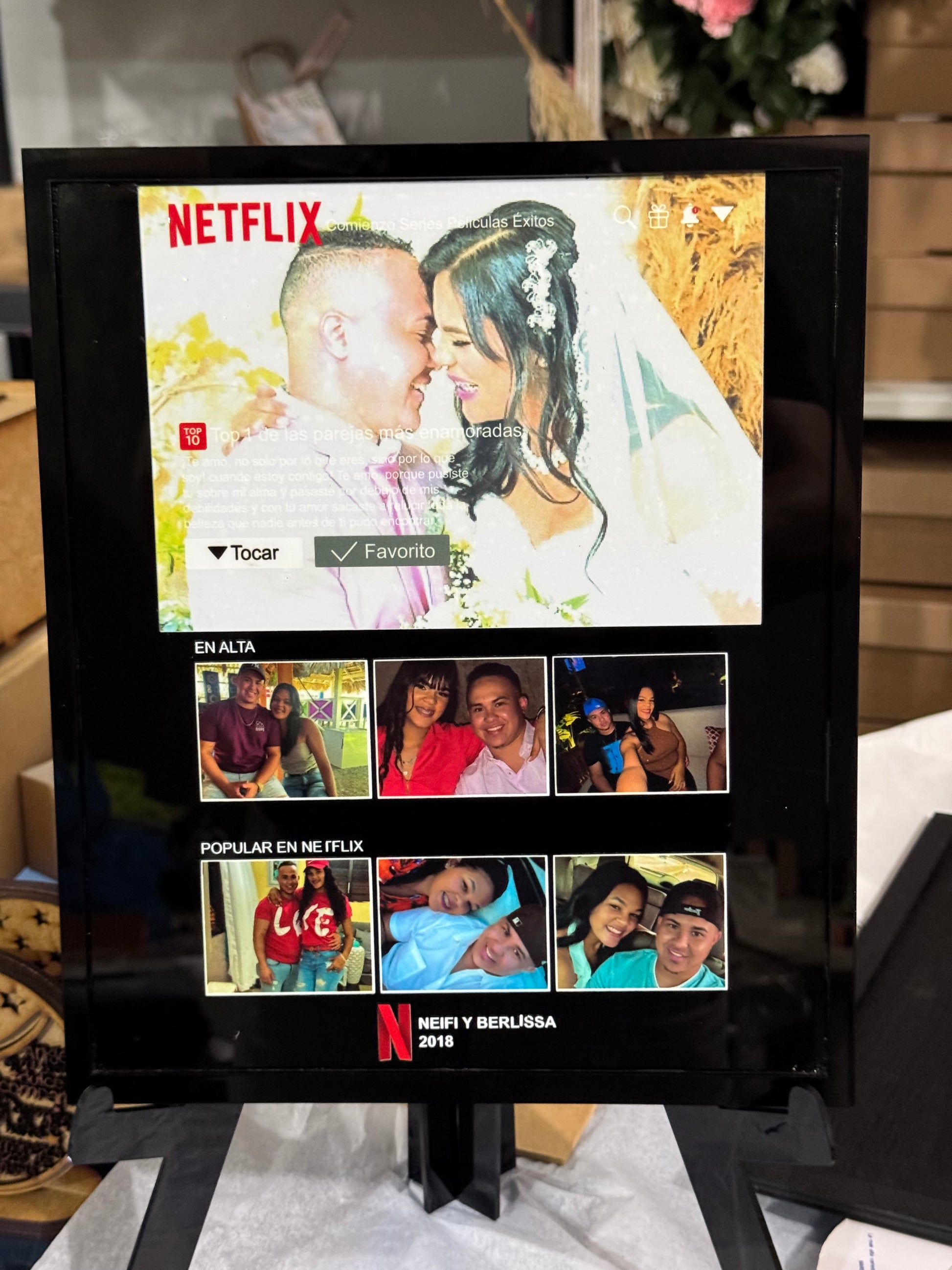 netflix portaretrato regalo personalizado