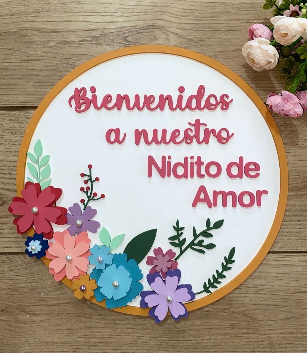 Nido de amor Home Door Hanger - Felt Craft RD