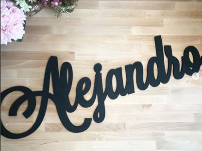 Nombre en madera personalizado de pared Santo Domingo - Felt Craft RD