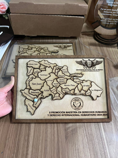 Personalizacion de placas de reconocimiento republica dominicana - Felt Craft RD