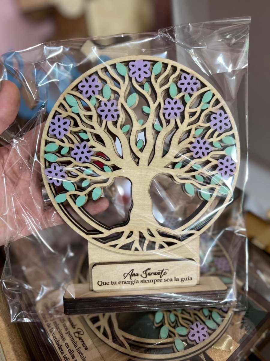 Pisa papel arbol de la vida personalizado - Felt Craft RD