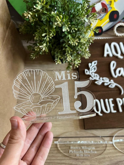 Pisa papel Cumpleaños en acrilico - Felt Craft RD