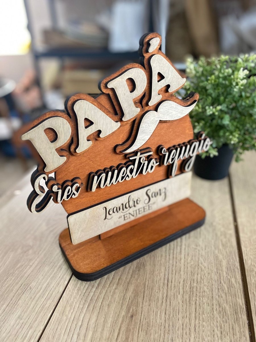 Pisa papel papa es nuestro refugio - Felt Craft RD
