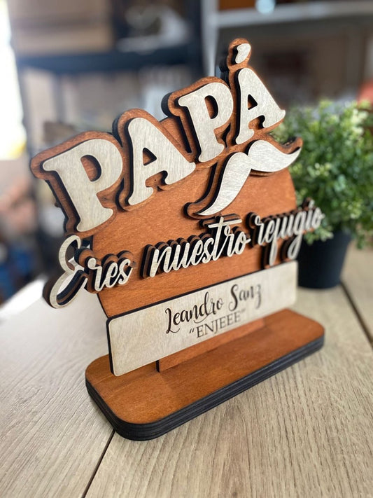 Pisa papel papa es nuestro refugio - Felt Craft RD