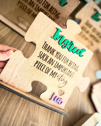 Pisa papel personalizado en madera - Felt Craft RD