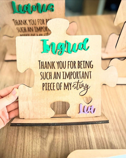 Pisa papel personalizado en madera - Felt Craft RD