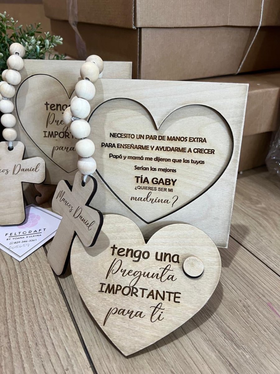 Pisapapel en forma de corazon - Felt Craft RD