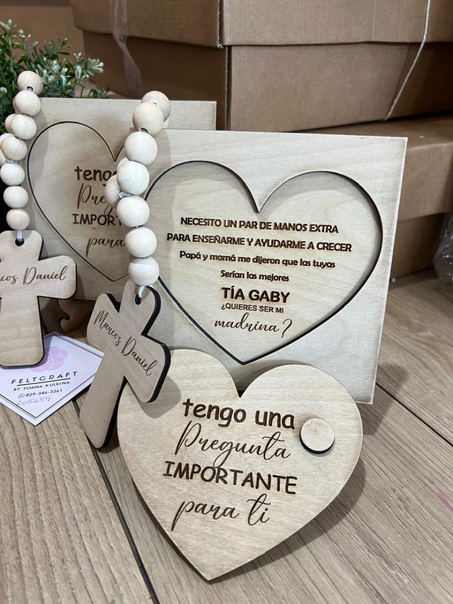 Pisapapel en forma de corazon - Felt Craft RD