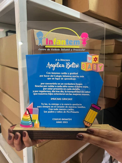 Placas de reconocimientos para empresas - Felt Craft RD