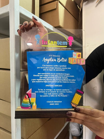 Placas de reconocimientos para empresas - Felt Craft RD