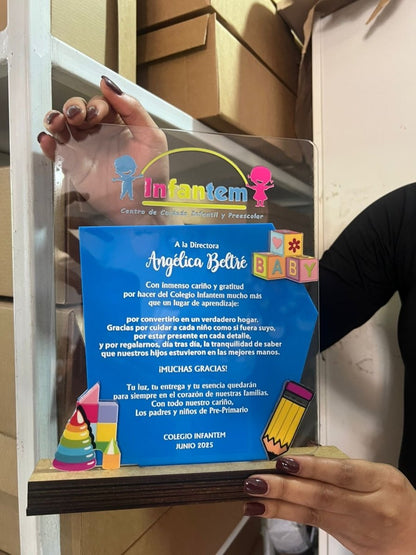 Placas de reconocimientos para empresas - Felt Craft RD