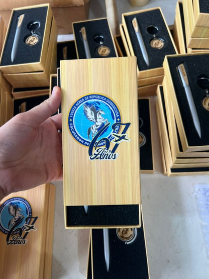 Porta lapicero personalizado en madera - Felt Craft RD