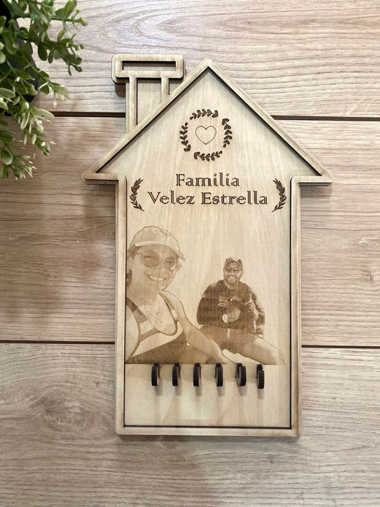 Porta Llavero con cancamo Familiar - Felt Craft RD