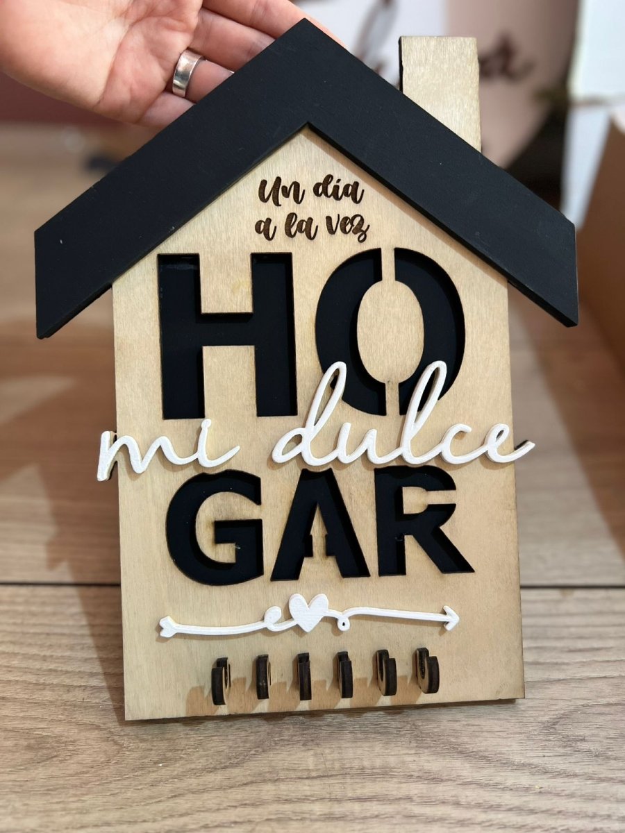 Porta llaveros de madera para regalos personalizados