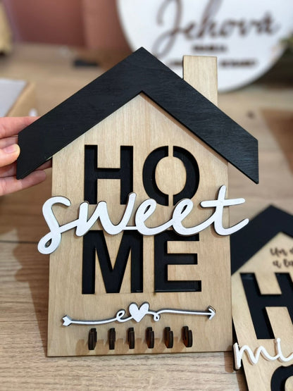 Detalle del porta llaveros personalizado con frases