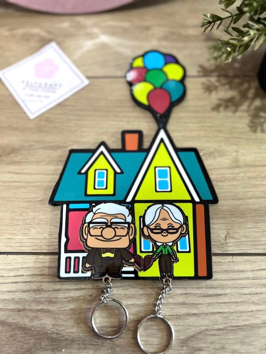 Porta llaveros de madera con diseño personalizado