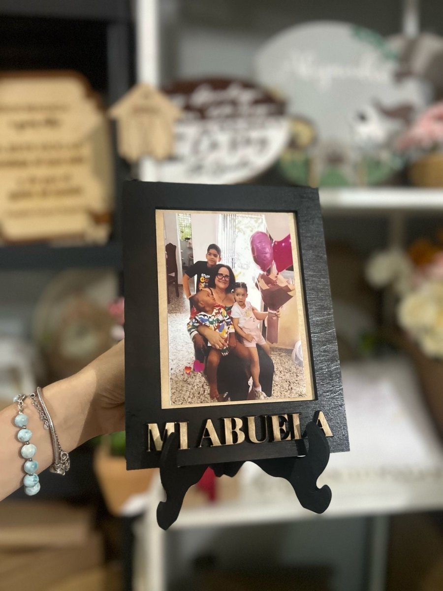 Porta retrato personalizado con foto - Felt Craft RD