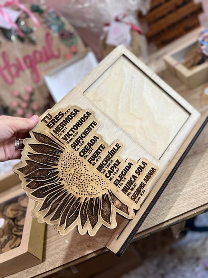 Porta retrato personalizado en madera - Felt Craft RD