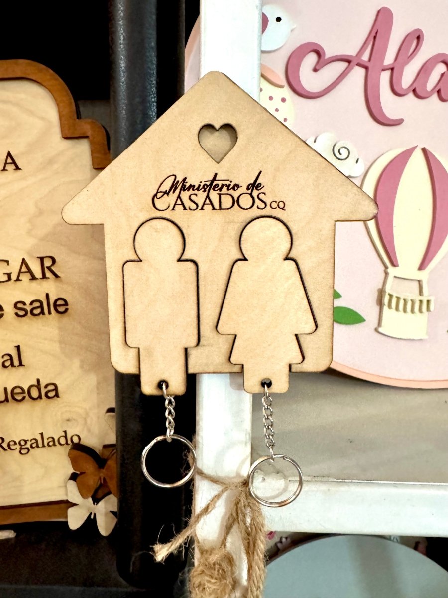 Portallavero personalizado en madera - Felt Craft RD